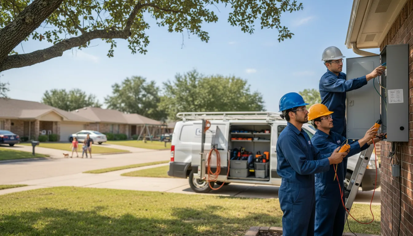 Certified electrician providing emergency electrical services in Neopit, WI